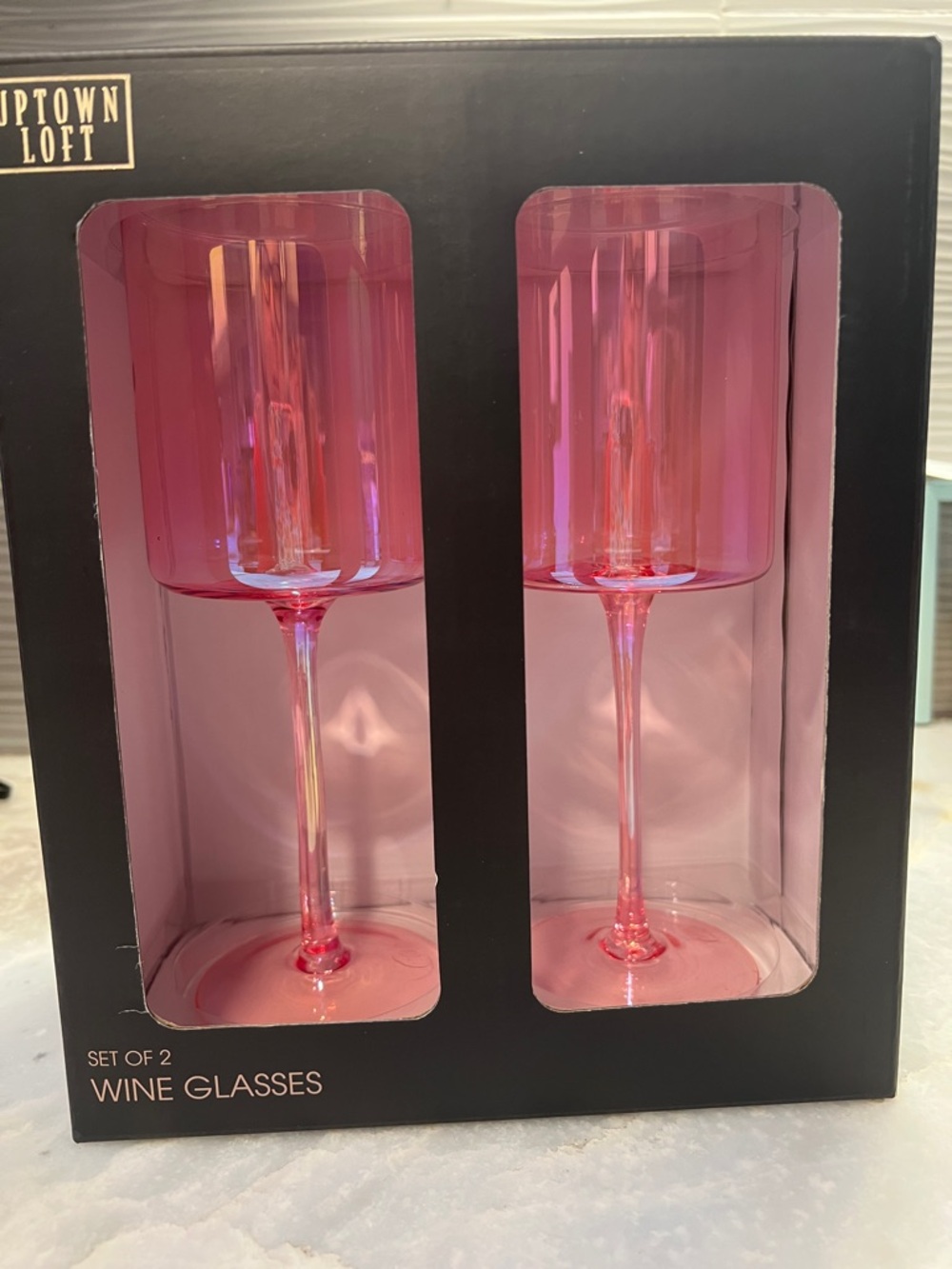 Barbie Pink Wine Glasses - Set of 2